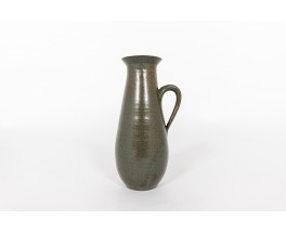 Pitcher in green ceramic 1950