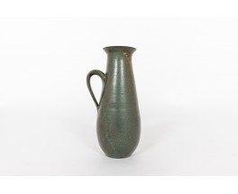 Pitcher in green ceramic 1950