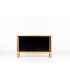 Andre Sornay cabinet in beech and black lacquer 1960