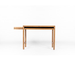 André Sornay console table in beech and black lacqueur 1960