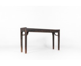 Console table in dark elm Chinese design 1900