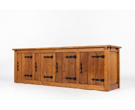 Sideboard in oak large model 1950