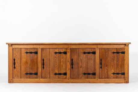 Enfilade en chêne grand modèle 1950