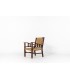 Francis Jourdain armchair in oak and rope 1930
