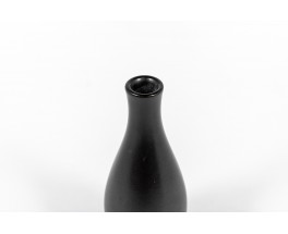 Ensemble De Vases En Céramique Tons Noir Et MArron 1960 Set De 3