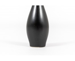 Ensemble De Vases En Céramique Tons Noir Et MArron 1960 Set De 3