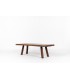 Coffee table in oak brutalist design 1950