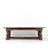 Console table very large model in oak Spanish design 18th century