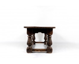 Console table very large model in oak Spanish design 18th century