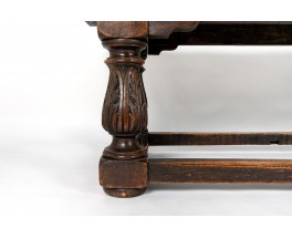 Console table very large model in oak Spanish design 18th century