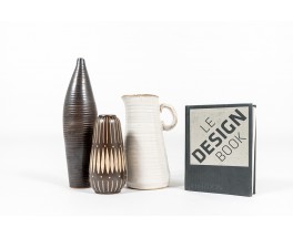 Ensemble de vases en céramique 1960 set de 3