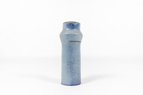 Vase in sandstone blue tone Danish design 1960