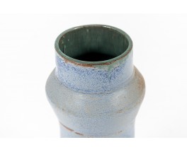 Vase in sandstone blue tone Danish design 1960