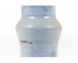 Vase en grès bleu design danois 1960