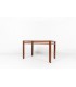 Andre Sornay dining table in mahogany with black laminated 1950