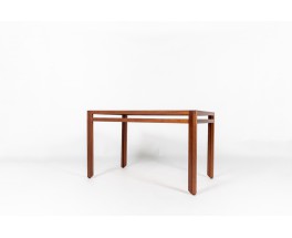 Andre Sornay dining table in mahogany with black laminated 1950