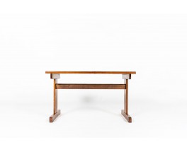 Andre Sornay university table with black laminated 1950