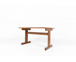 Table université André Sornay plateau stratifié noir 1950