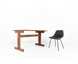 Andre Sornay university table with black laminated 1950