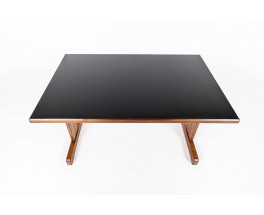 Andre Sornay university table with black laminated 1950