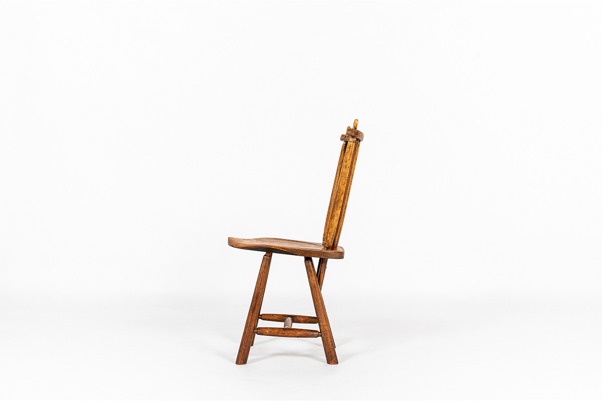 Ster Gelderland chairs and armchair in oak design Netherlands 1960