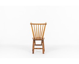 Ster Gelderland chairs and armchair in oak design Netherlands 1960