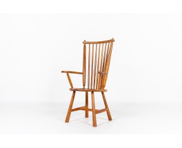 Ster Gelderland chairs and armchair in oak design Netherlands 1960