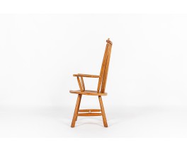 Chaises et fauteuil Ster Gelderland en chêne design Pays-Bas 1960