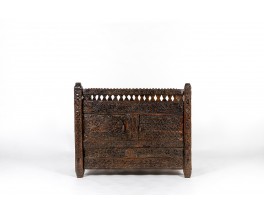 Meuble de rangement en bois design indien 1900