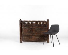 Meuble de rangement en bois design indien 1900