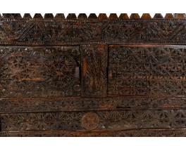 Meuble de rangement en bois design indien 1900