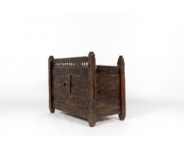 Meuble de rangement en bois design indien 1900