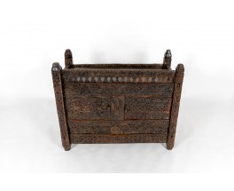 Meuble de rangement en bois design indien 1900