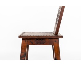 Chair in pine Breton design 1950