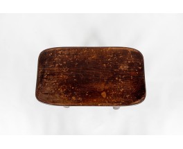 Table basse rectangulaire en chêne 1950