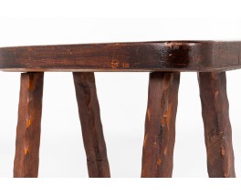 Rectangular coffee table in oak 1950