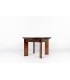 Round dining table with extension by Silvio Coppola edition Fratelli Montina 1970