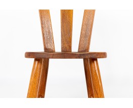 Chairs in oak large model 1950 set of 2