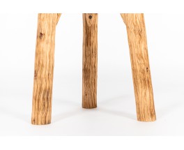 Stools in brushed oak 1950 set of 6