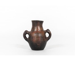 Vase in stoneware Ethnic design 1960