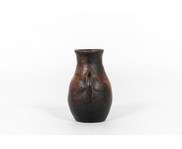 Vase en grès design ethnic 1960