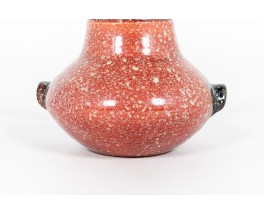 Accolay vase in speckled ceramic 1960