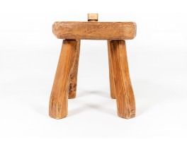 Chair in pine brutalist design 1950