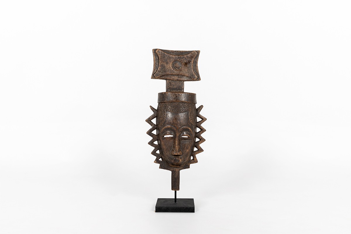 Masque africain Ndoma Baoulé tribal art ethnique 1950