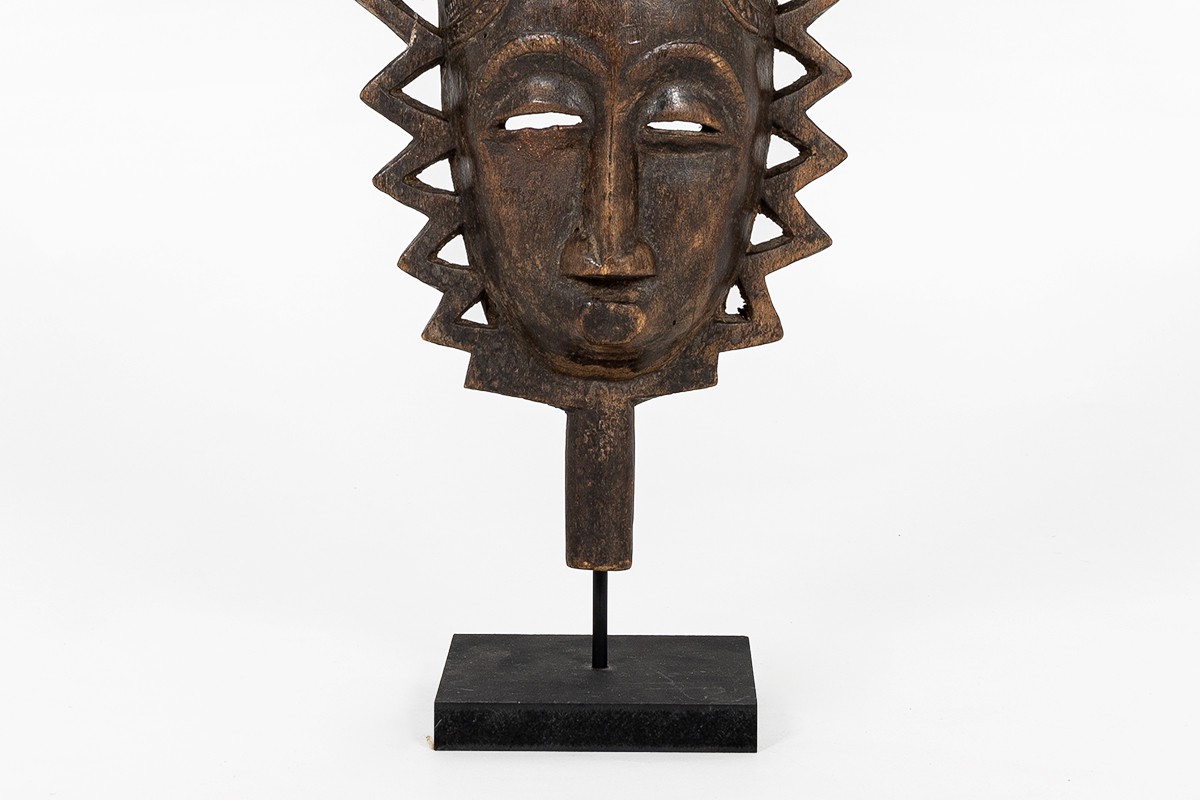 African mask Ndoma Baoule ethnic tribal art 1950