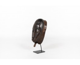 Decorative Baoule mask in wood Ivory coast 1960