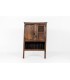 Meuble de rangement en orme design brutaliste 1950