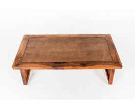 Rectangular coffee table in thuja Moroccan design 1950