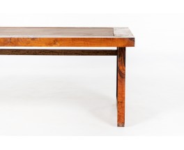 Rectangular coffee table in thuja Moroccan design 1950