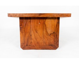 Rectangular coffee table in thuja Moroccan design 1950